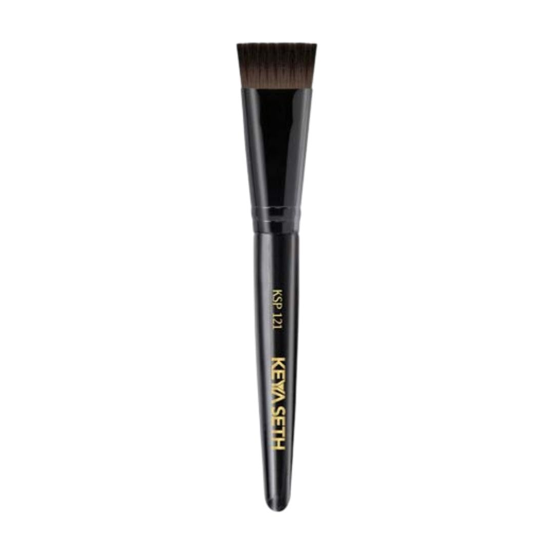 Keya Seth Professional Makeup, Flat Contouring Brush with Supper Fine Soft Bristles for Instant High Coverage Professional Quality Makeup.