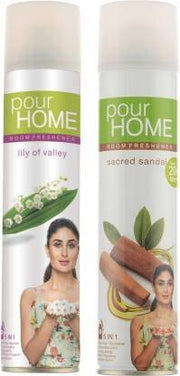 Pour Home Sacred Sandal & Lily of Valley Freshener Spray