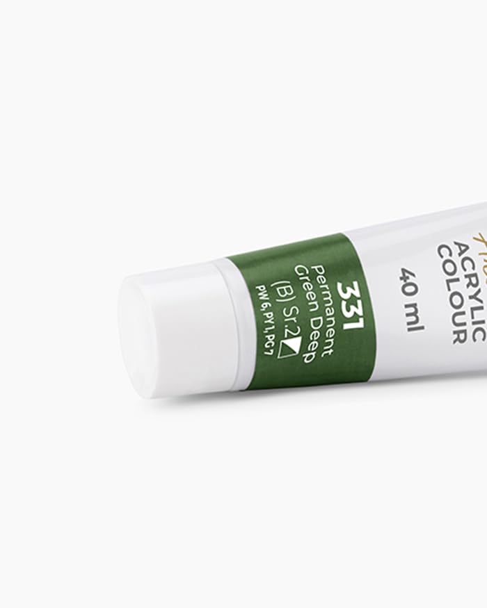 Camel Camlin Kokuyo Acrylic Tubes 40ml - Permanent Rose, Raw Umber & Permanent Green Deep