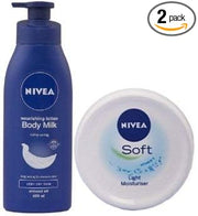 NIVEA Nourishing Body Milk 400 ml + Soft Crème 100 ml