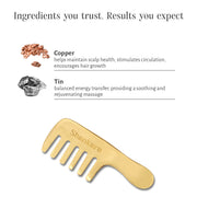 Sri Sri Tattva Kansa Hair Comb by Shankara