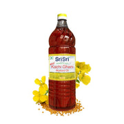 Sri Sri Tattva Premium Kachi Ghani Mustard Oil Bottle, 500 ml