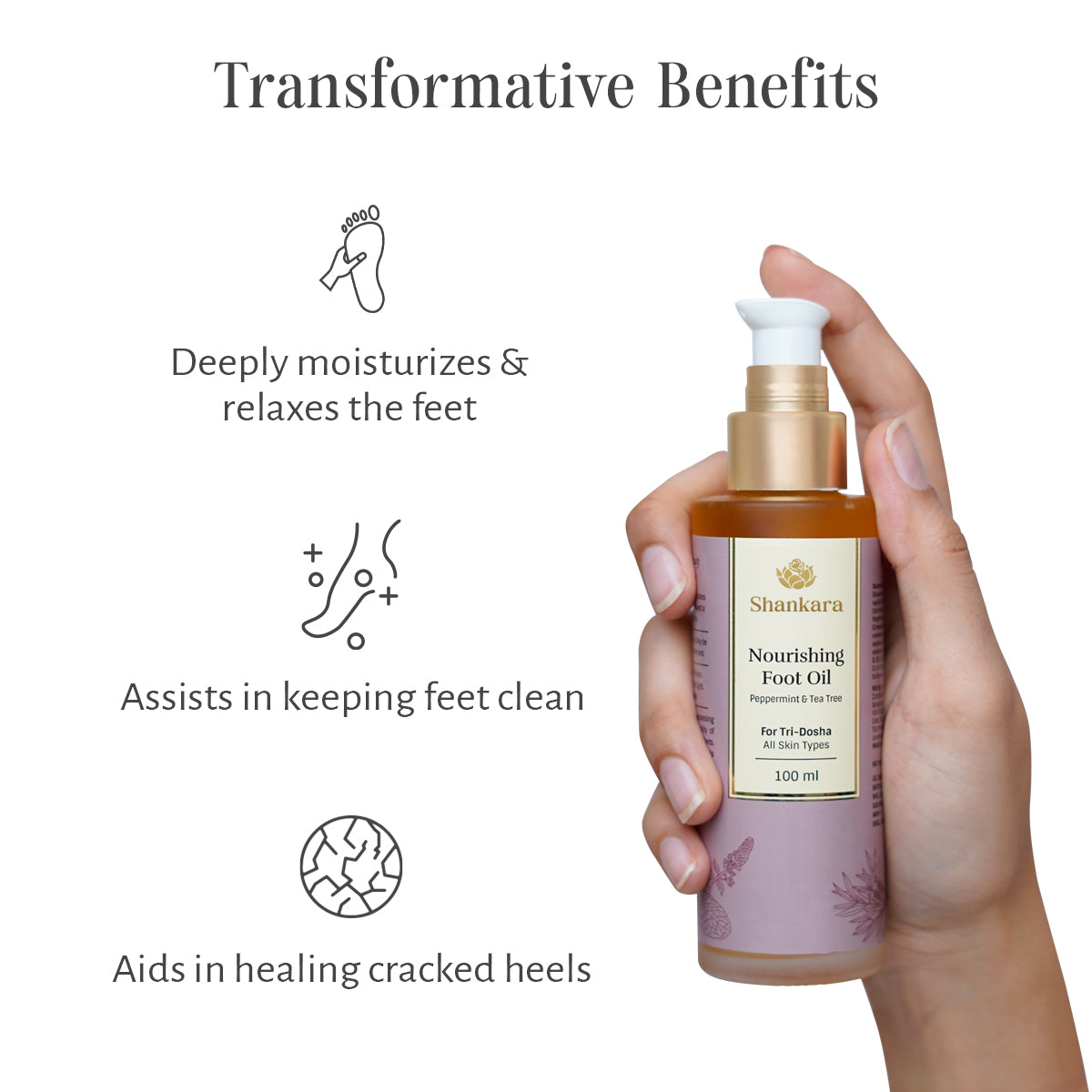 Sri Sri Tattva Nourishing Foot Oil, by Shankara - 100 ml