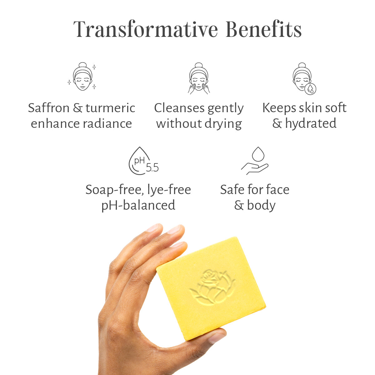 Sri Sri Tattva Brightening Body Bar – Saffron & Turmeric by Shankara