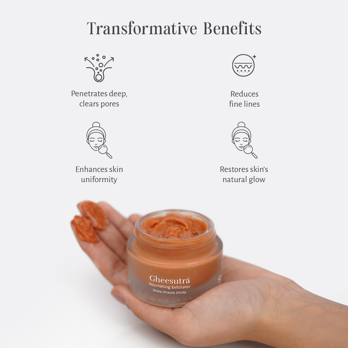 Sri Sri Tattva Gheesutrā Nourishing Exfoliator - 50 ml by Shankara