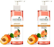 Biotique Apricot Refreshing Body Wash | Keeps Skin Fresh and Clean | Brightens Skin and Reducing Dark Spots | 100% Botanical Extracts | Suitable for All Skin Types | 200ml (Pack of 2)