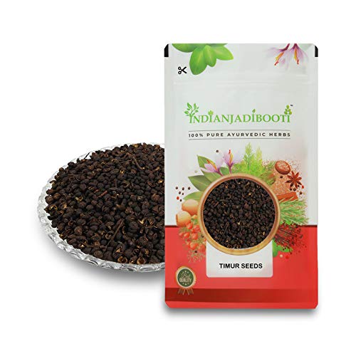 IndianJadiBooti Tumbru Seeds (Beej Tomar/Zanthoxylum Armatum) – Raw Timur Spice for Oral Health, Gum Strength & Digestive Fire – Traditional Himalayan Herb, 100 Grams Pack