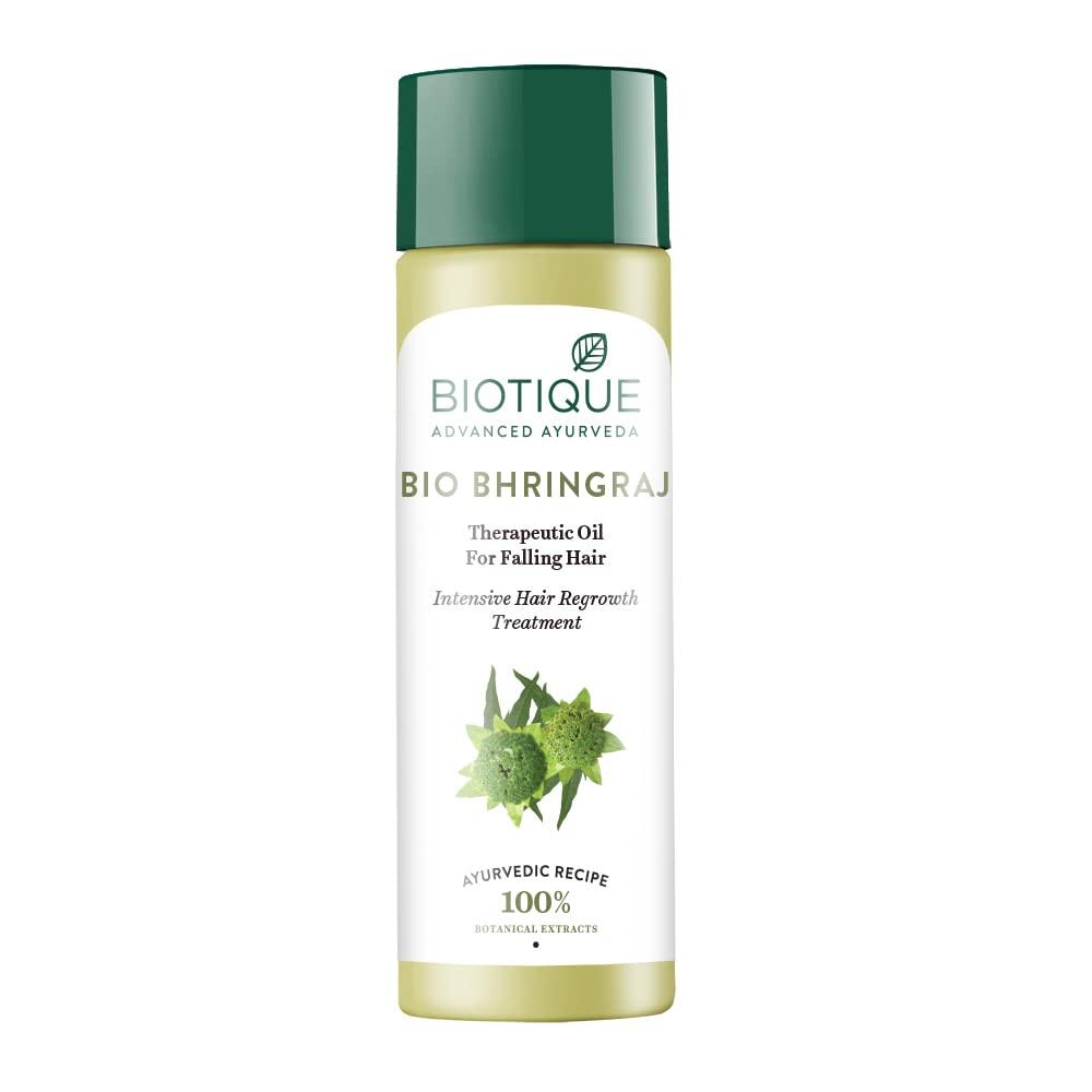 Biotique Bio Bhringraj Therapeutic Oil For Falling Hair Intensive Hair Regrowth Treatment