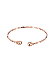 Priyaasi Elegant Textured Rose Gold-Plated Bangle Set of 2