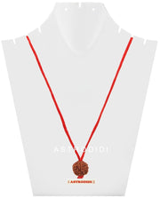 Astrodidi 6 Mukhi Rudraksha Nepali Bead with Red Thread for All time Wearing | Original Certified and Natural Six Face Nepali Rudraksh for Men Women Boys and Girls