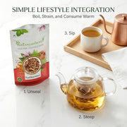 IndianJadiBooti Elite Cardio-Respiratory Bundle: Premium Pushkarmool & Dhamasa – For Lung Support, Heart Comfort, Blood Purification & Systemic Detox – 100gm Each