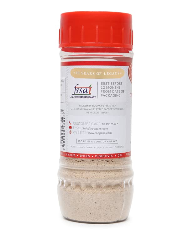 ROOPAK's PIK-N-PAY Jal Jeera Powder - 125 gm | Mint, Cumin, Ginger Jal Jeera Powder