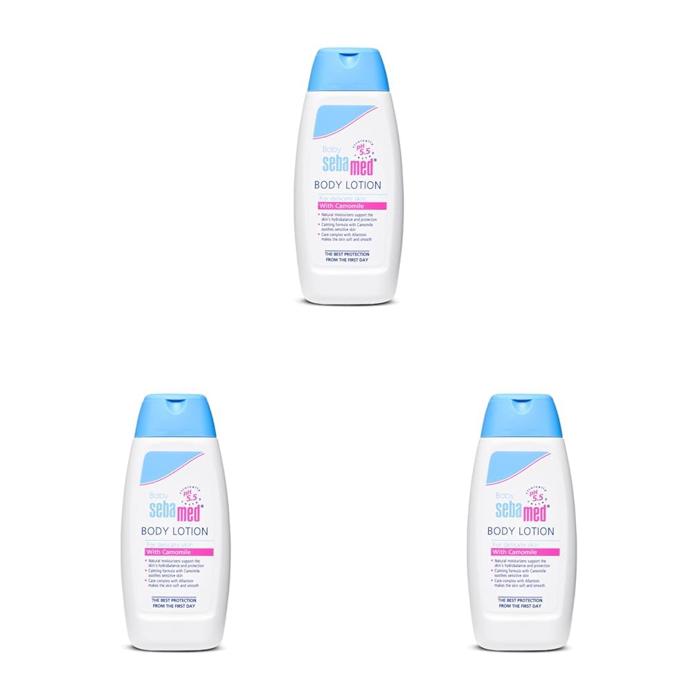 Sebamed Baby Body Lotion|pH 5.5|Vegan|100 ml (Pack of 3)