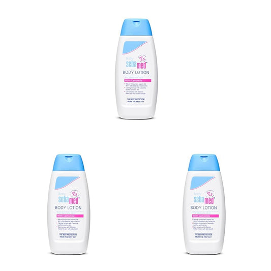 Sebamed Baby Body Lotion|pH 5.5|Vegan|100 ml (Pack of 3)