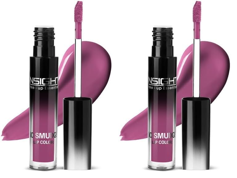 INSIGHT No Smudge Lipcolor | Full Coverage | Fade-Proof Formula | Velvety Texture | Lightweight | Nourishing | All-Day Comfort | Long-Lasting | Bahamas-4g (Pack of 2)