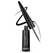INSIGHT Waterproof Eye Ink | Quick Drying Formula | Matte Finish | Smudge Proof | Waterproof | Flexi Tip Brush - (Black) 6.5 g