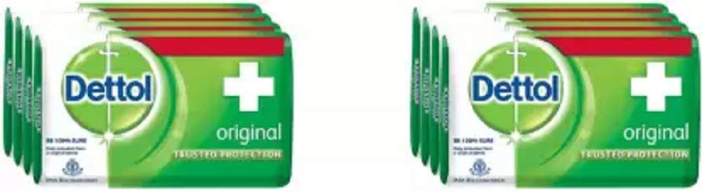 Dettol Orginal Bathing Bar Pack 8 (125gm each)