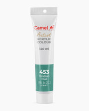 Camel Camlin Kokuyo Artist Acrylic Colour Tubes 120ml Aqua Green 009
