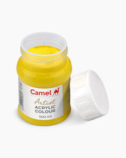 Camel Camlin Kokuyo Artist Acrylic Colour 500 ml Series 3 Cadmium Lemon