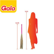 Gala King Kong Grass Floor Broom - Pack of 1, Pink
