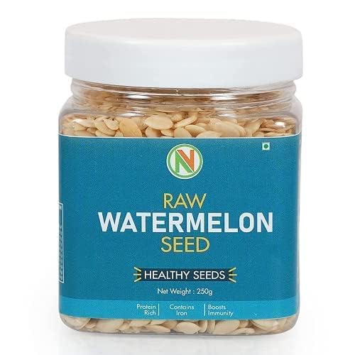 Nature Vit Raw Edible Seeds Combo,1.5 Kg|Boost Immunity With Healthy Chia,Pumpkin,Sunflower,Flax,Watermelon,Muskmelon|Each 250Gm [Jar Pack]