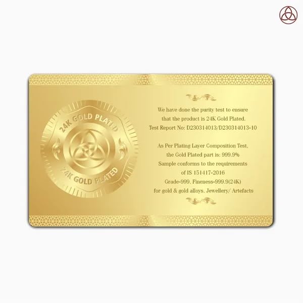 DIVINITI 24K Gold Plated Double-Sided Religious Pendant with Premium Gift Box, Spiritual Locket for Men & Women, Devotional Jewellery for Gifting & Everyday Wear | Tirupati Balaji