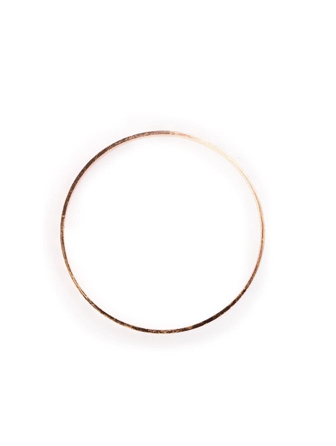 Priyaasi Set of 2 Rose Gold Plated Bangles Set