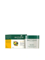 Biotique Bio Fruit Whitening and Depigmentation Face Pack, 75g|Bio Papaya Revitalizing Tan Removal Scrub, 75 g|Set of 2 Items