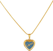 ASTRODIDI Heart Shape Lovely Photo added Love Pendant Locket With Chain Gold Plated Fashionable Openable Locket For Girl and Women