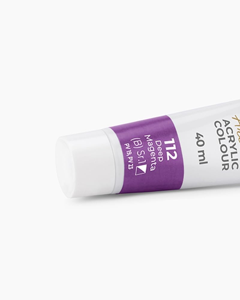 Camel Camlin Kokuyo Artist Acrylic Color (Deep Magenta, 40 ml)