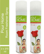 Pour Home Room Freshener Red Rose 270 ml (Pack of 2) Spray