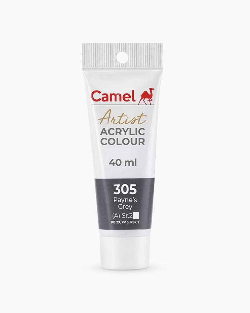 Camel Artists Acrylic Color Paynes Grey 305, 120 ml
