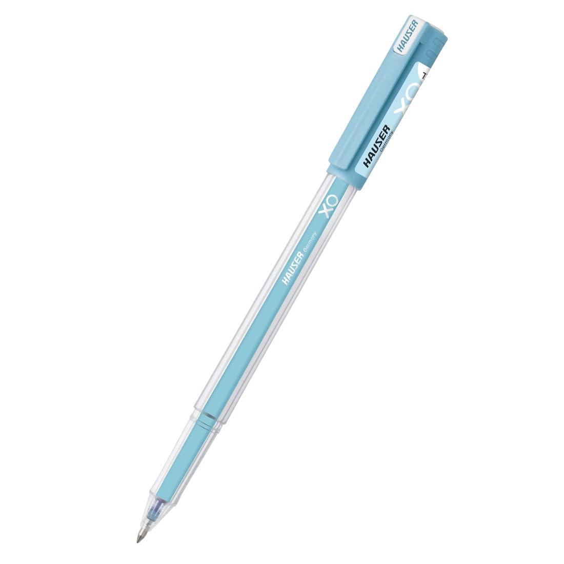 Hauser Germany Xo Jumbo Gel Pen Box Pack|0.6 Mm Tip Size|Water Proof Ink For Smooth Flow System|Comfortable Grip With Smudge Free Writing|Smooth,Sturdy&Refillable Pen|Blue Ink,Pack Of 20 Pens