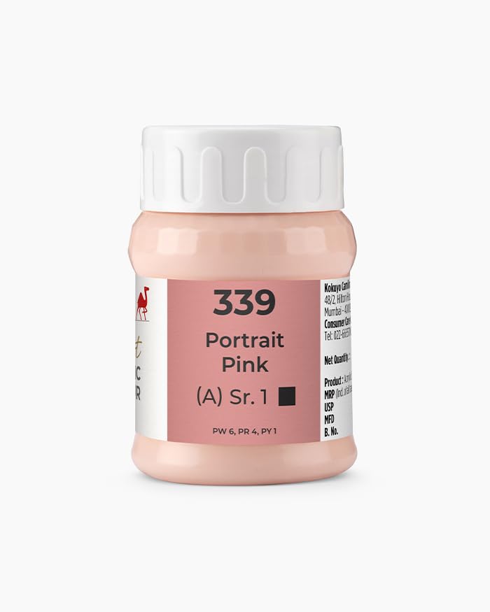 Camel Camlin Kokuyo Artist Acrylic Colour Series 1 Portrait Pink (500 ml)