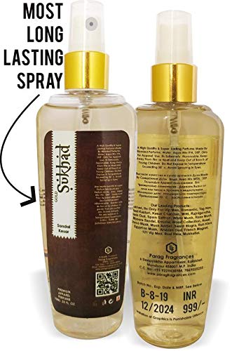 Parag Fragrances Sukhad Attar Spray, 100ml (Kesar-Chandan) Unisex Wood Scent, Long Lasting