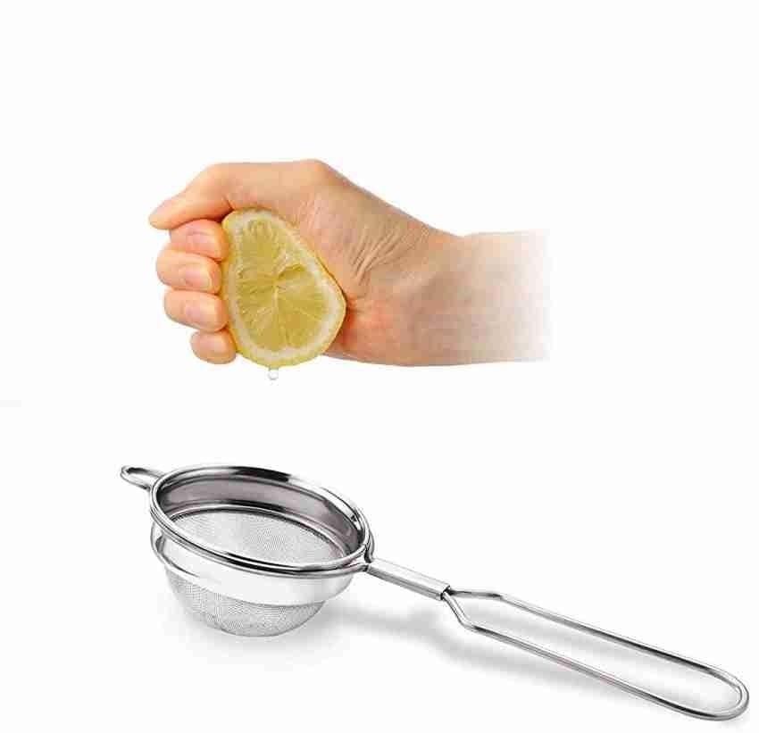 E-COSMOS® Stainless Steel Tea Strainer, Chalani, 8 cm, Medium (Pack of 2)