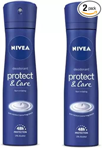 Nivea Female Fresh Scent Deodorant, Protect & Care, Pack Of-2 Fresh Scent Deodorant Spray - (300 Ml, Pack Of 2) Fresh Scent Deodorant Spray - (600 Ml, Pack Of 2)