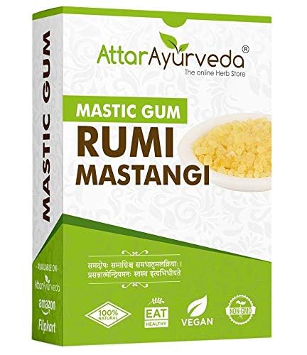 Attar Ayurveda Rumi Mastangi - Roomi Mastangi- Pistacia Lenticus - Mastic Gum (10 Gram)
