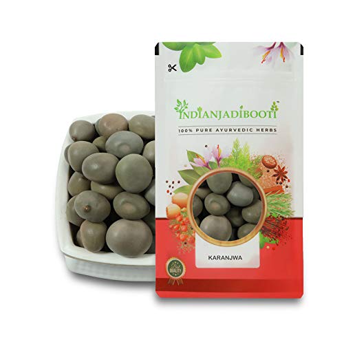 IndianJadiBooti Pure Karanjwa Beej (Latakaranja) | Raw Ayurvedic Bitter Tonic for Women's Cycle Balance, Seasonal Wellness & Gut Detox (100g)