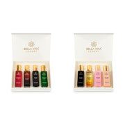 Bella Vita Luxury Organic Luxury Woman Liquid Eau De Parfum Gift Set For Women, 4X20Ml With Date & Luxury Man Perfume Gift Set For Men, 4 X 20Ml With Klub