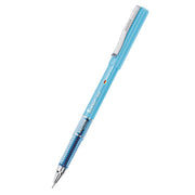 Hauser Sonic Gel Pen Box | Attractive Foiled Body | Stylish Metal Clip | Refillable & Waterproof Gel Ink | German Technology For Smooth & Effortless Writing | Blue Ink, Set Of 10 X 5 Pack