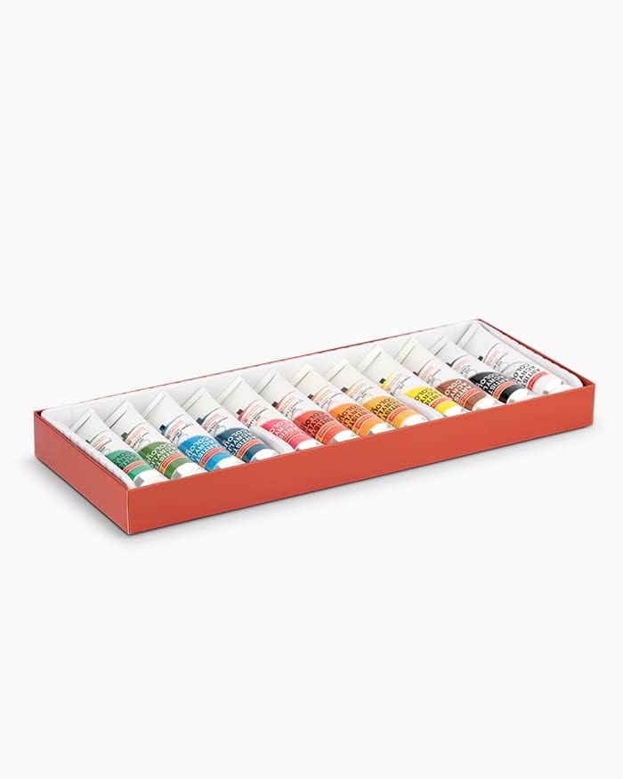Camel Acrylic Color Box-20Ml Tubes,12 Shades,Multicolour