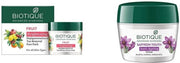 BIOTIQUE Fruit Whitening Face Pack 75g And Saffron Dew Cream for All Skin Types 175g (250 ml)