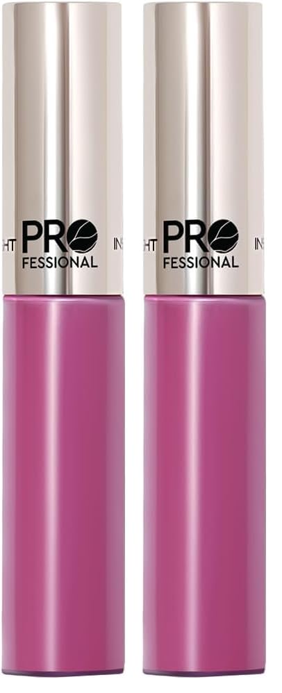 INSIGHT Radiant Lip Color (Purple Rain) | Glossy Finish | Lightweight Formula with Glass-Like Shine | Enriched with Hyaluronic Acid & Avocado Oil for Hydrated, Soft, Nourished Lips, 7g (Pack of 2)