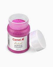 Camel Camlin Kokuyo Artist Acrylic Colour 500 ml Series 2 Medium Magenta
