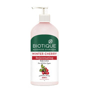 Biotique Winter Cherry Rejuvenating Body Lotion | Moisturizes and Hydrates the Skin | Prevents Ageing, Wrinkles and Dark Spots| 100% Botanical Extracts| Suitable for All Skin Types | 300ml