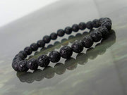 ASTRODIDI Lava Stone & Lava Stone Bracelet for Unisex Adult (Black_49.9gm)