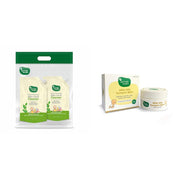 Mother Sparsh Natural Baby Liquid Cleanser (Powered by Plants) Cleanser, Refill Pack (1L) & Mother Sparsh After Bite Turmeric Balm, 25gm