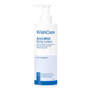 WishCare AHA BHA Body Lotion For Dry Skin | Provides Deep Hydration, Detans & Smooths Rough Skin | With 10% AHA & 1% BHA | Daily Use Body Lotion For Women & Men | 200ml