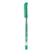 Linc 0.6 mm Glycer Smooth Ball Pen, Wallet Pack (Green Ink, Pack of 10)